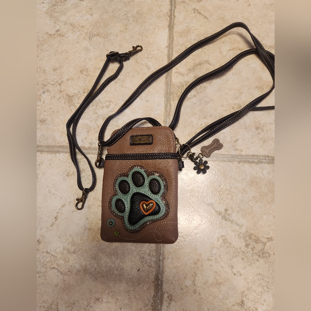 Dog Paw Print Crossbody